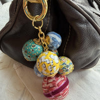 Lenora Dame One-of-a-Kind Decoupage Bag Charm