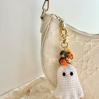 Lenora Dame Crochet Ghost Bag Charm