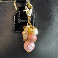 Just Peachy Toile Purse Charm