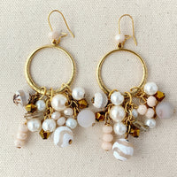 Magnolia Collection Whisper Beaded Chandelier Earrings