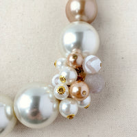 Magnolia Collection Pearl & Agate Statement Necklace