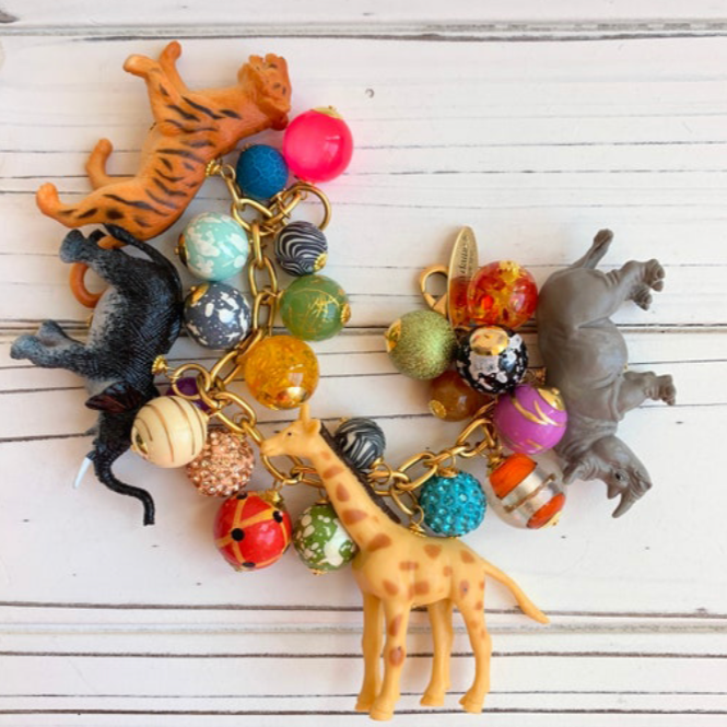 Animal charm deals bracelet