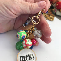 Lenora Dame Lucky Bauble Keychain Charm - Purse Charm