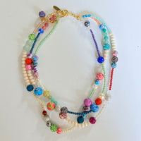 Lenora Dame Daisy Chain 3-Strand Necklace