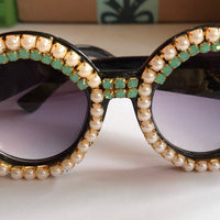 Lenora Dame Iris Sunnies Embellished Sunglasses