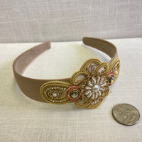 Lenora Dame Silver & Gold Headband
