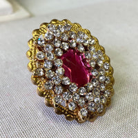 Lenora Dame Carnation Statement Ring