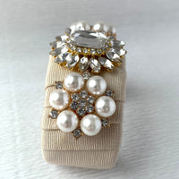 Lenora Dame Snow Queen Rhinestone Cuff Bracelet