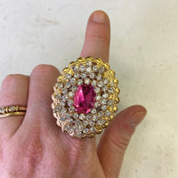 Lenora Dame Carnation Statement Ring