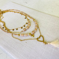 Lenora Dame 4-Piece My Heart Necklace Set