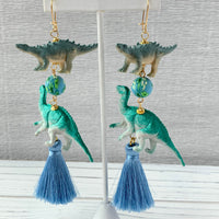 Lenora Dame Dino Duo Tassel Earrings