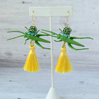 Lenora Dame Jiminy Cricket Tassel Earrings
