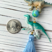 Lenora Dame Dino Duo Tassel Earrings