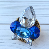 Lenora Dame One of a Kind Statement Ring in Sapphire