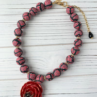 Lenora Dame Ingrid Bergman Statement Necklace