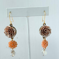 Lenora Dame Caramel Fall Bouquet Earring