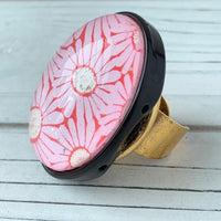 Lenora Dame Wildflower Lens Statement Ring