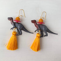 Lenora Dame Baryonyx Dinosaur Earrings