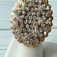 Lenora Dame Classic Cluster Cocktail Statement Ring