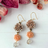 Lenora Dame Caramel Fall Bouquet Earring