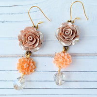 Lenora Dame Caramel Fall Bouquet Earring