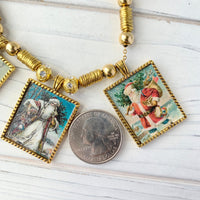 Lenora Dame Saint Nicholas Charm Necklace