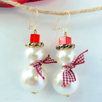 Lenora Dame Frosty The Snowman Earrings