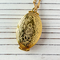 Lenora Dame Easter Bunny Locket Pendant Necklace