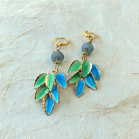 Lenora Dame Upcycled Drop Earrings - One-of-a-Kind