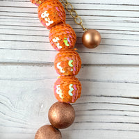 Lenora Dame Tangerine Queen Mum Necklace