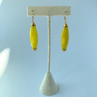 Lenora Dame Lantern Drop Earrings - 5 Color Options