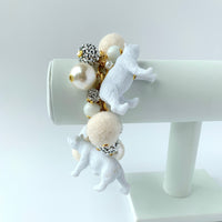 Lenora Dame Polar Bear Bauble Charm Bracelet