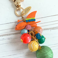 Lenora Dame Goldfish Bag Charm