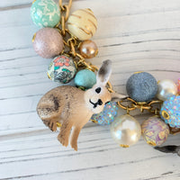 Beatrix Bunny Charm Necklace
