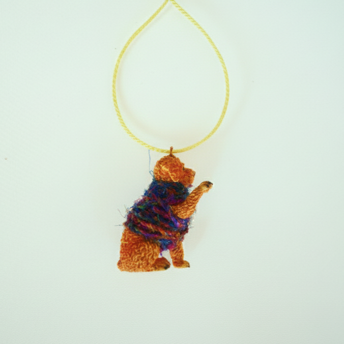 One-of-a-Kind Golden doodle Ornament