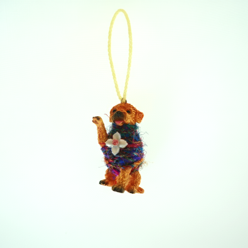 One-of-a-Kind Golden doodle Ornament