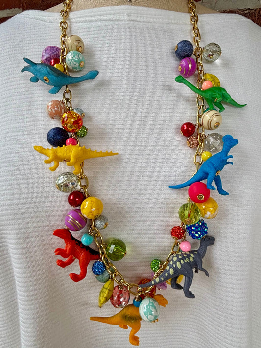 Long Iconic Dinosaur Necklace