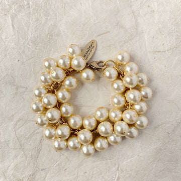 Iconic Pearl Cluster Bracelet