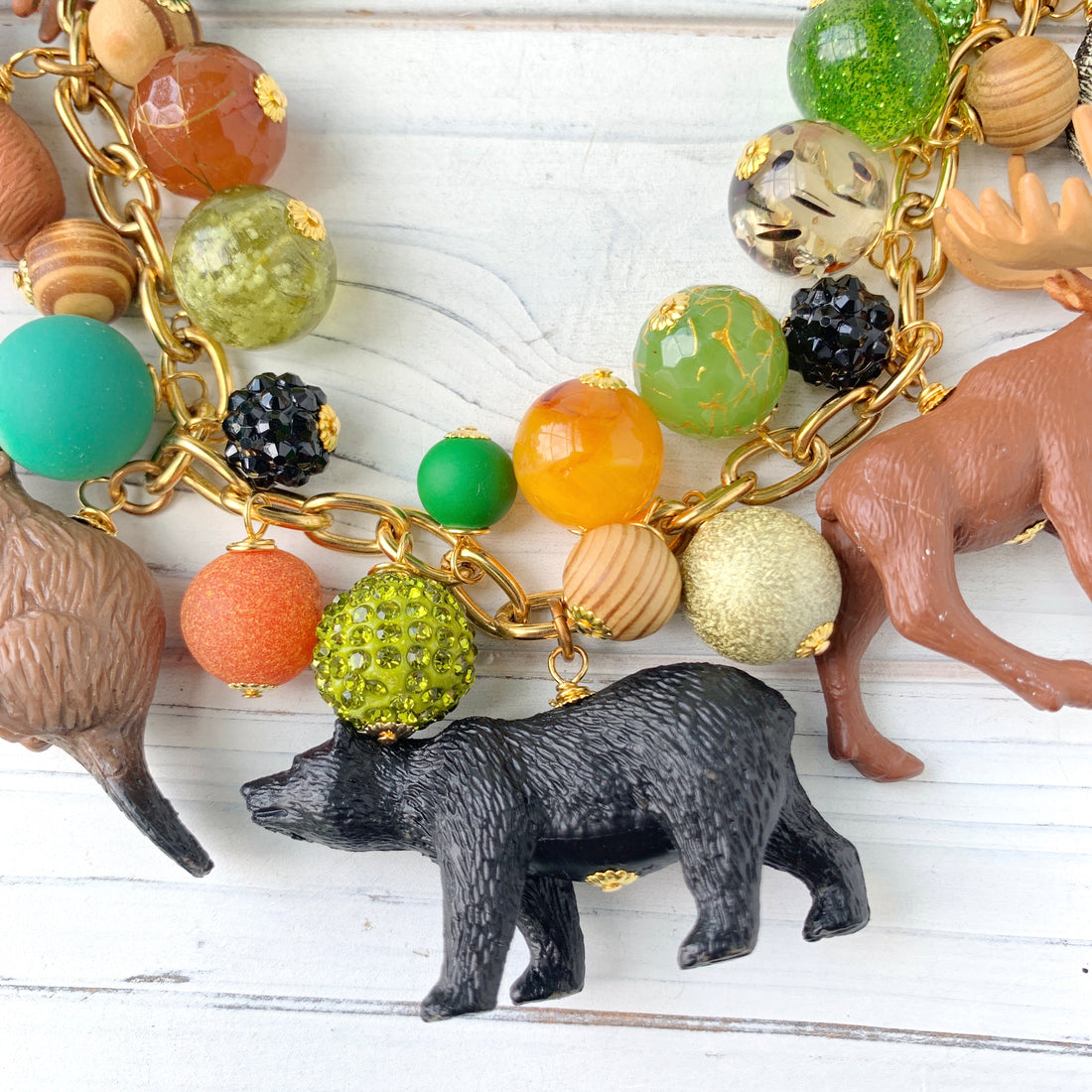 Into The Forest Animal Necklace