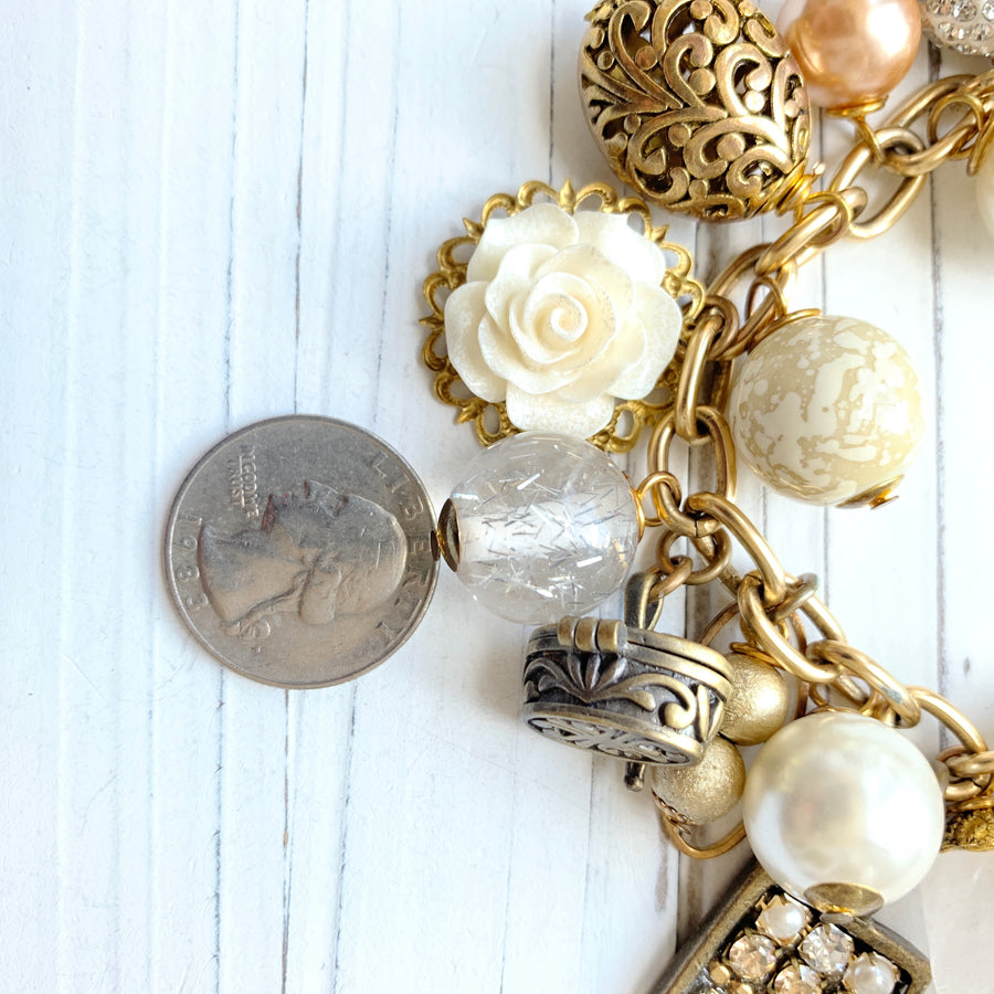 Pearly Charm Bracelet