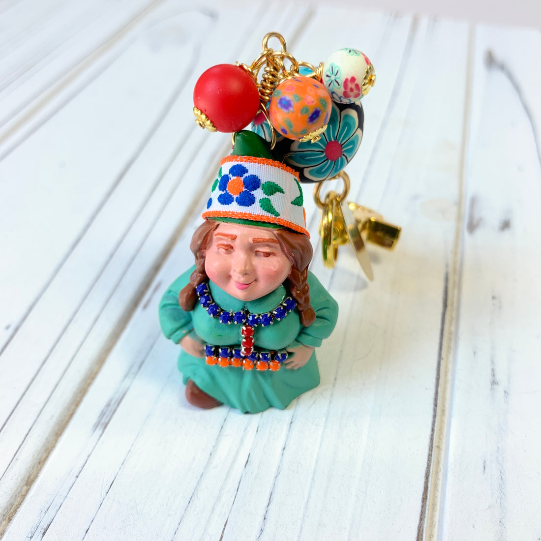Helene the Garden Gnome Bag Charm