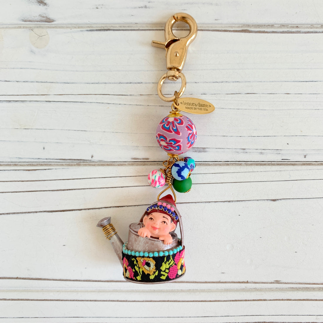 Timothy Sprout Gnome Bag Charm