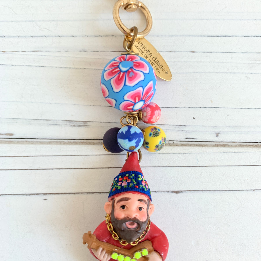 Jasper Gnome Bag Charm