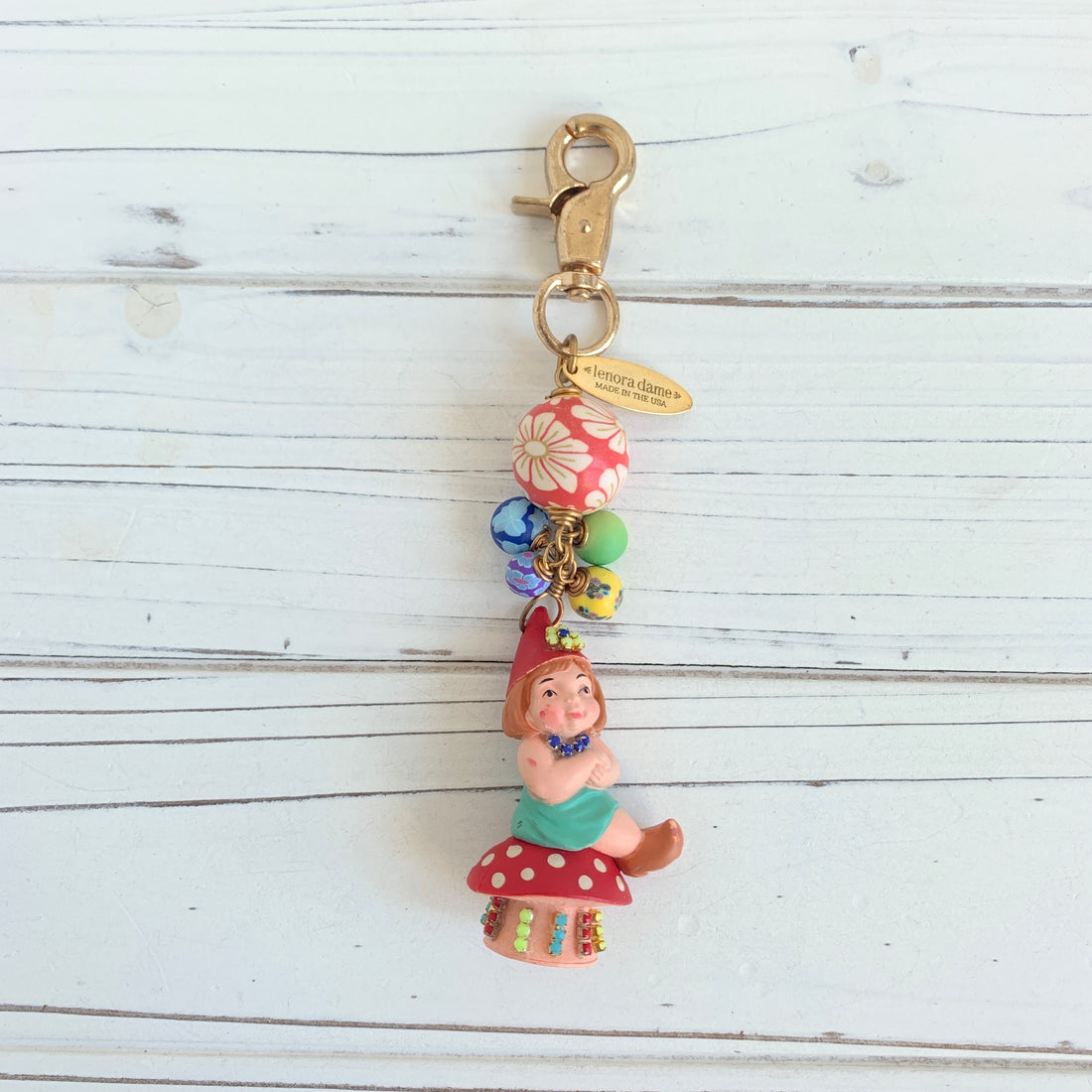 Sage Gnome Bag Charm