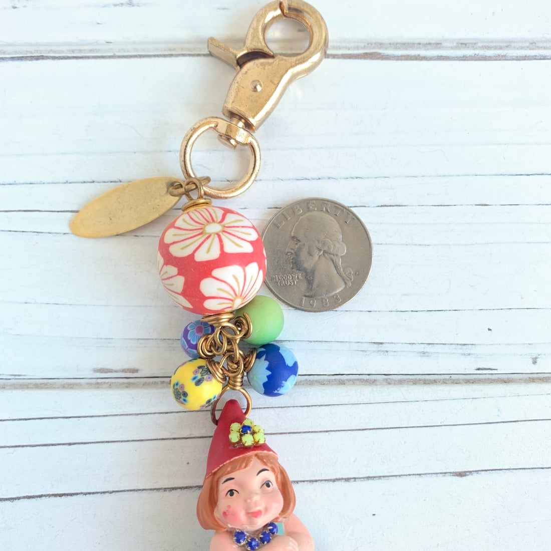 Sage Gnome Bag Charm