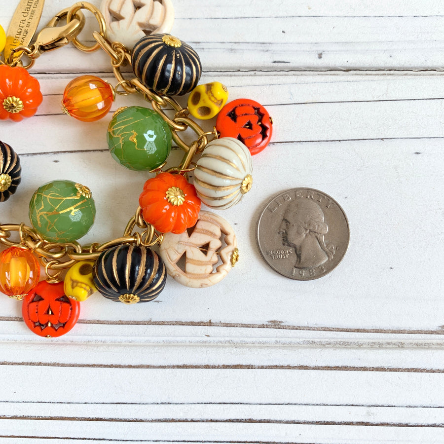 Pumpkin King Halloween Bracelet