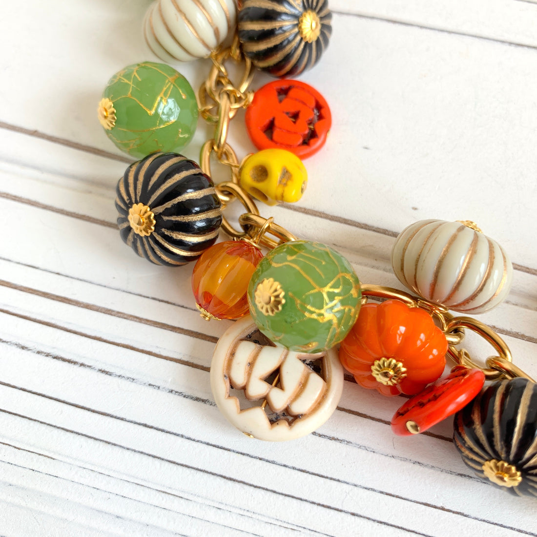 Pumpkin King Halloween Necklace