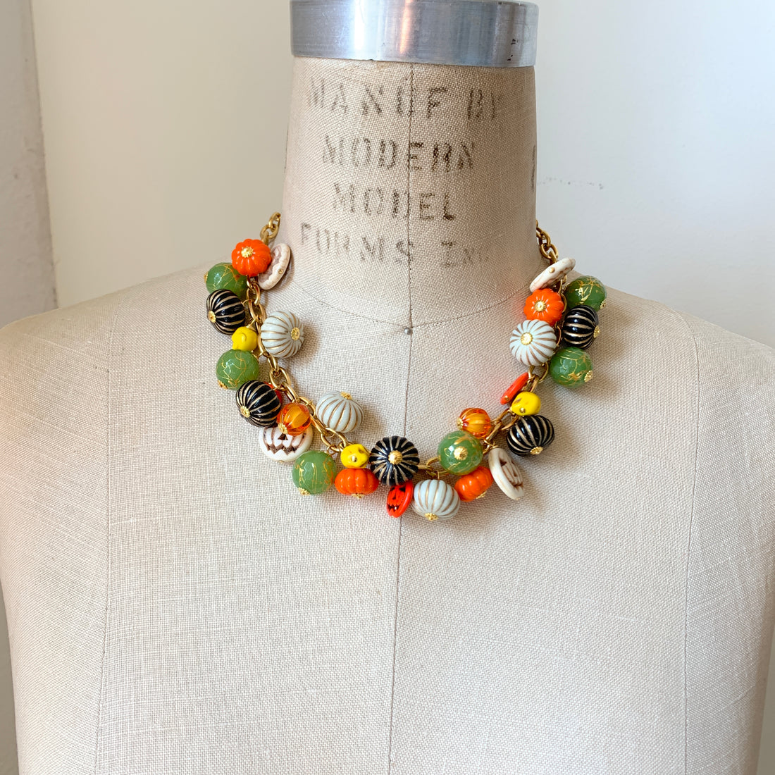 Pumpkin King Halloween Necklace