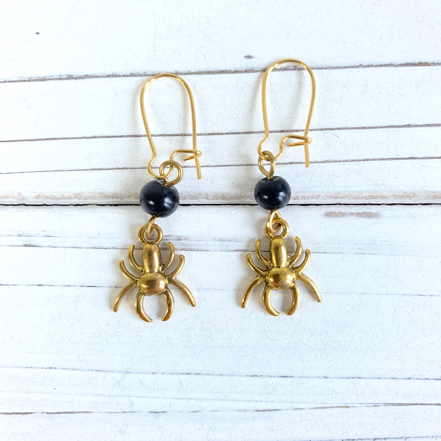 Charlotte Halloween Spider Earrings