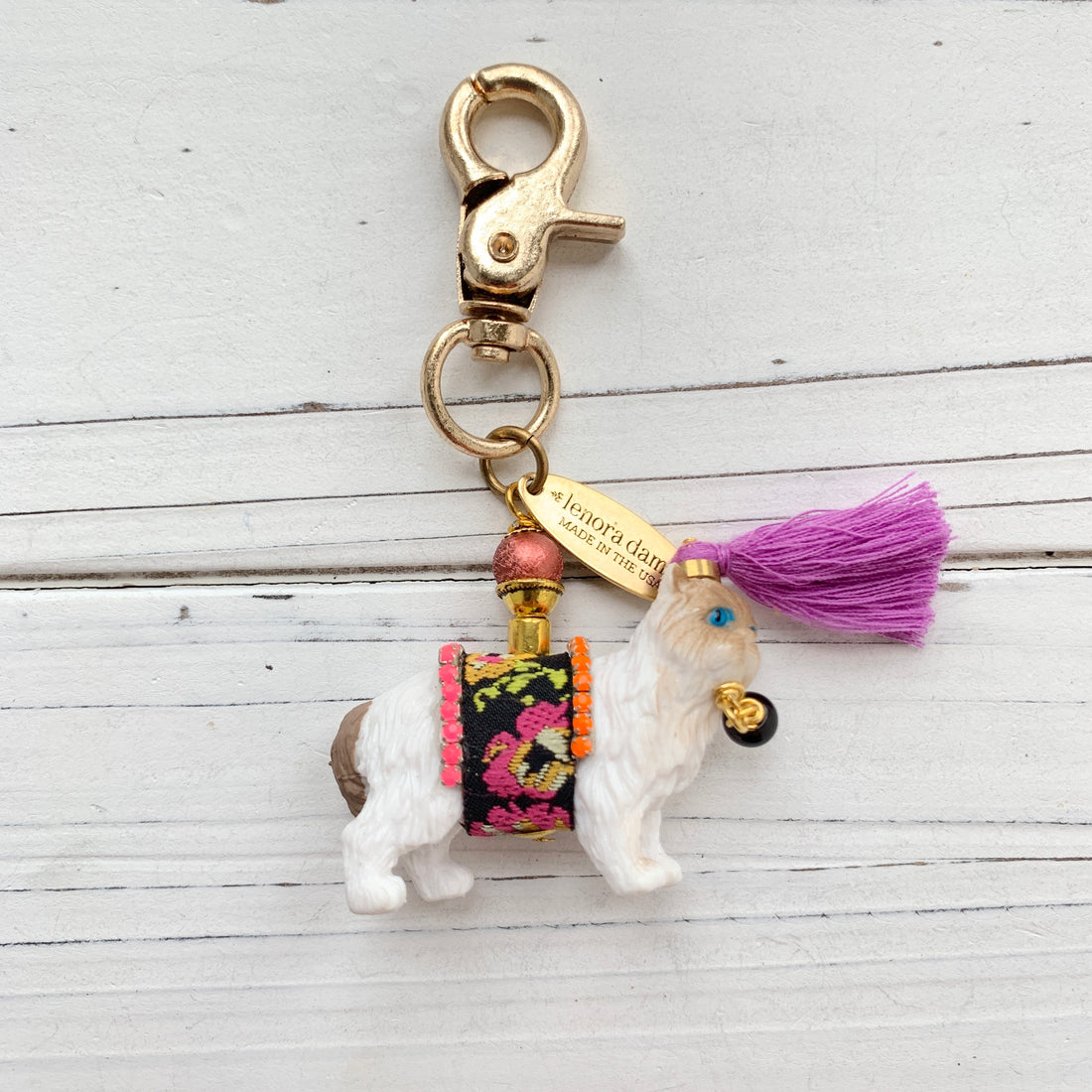 Party Cat Keychain